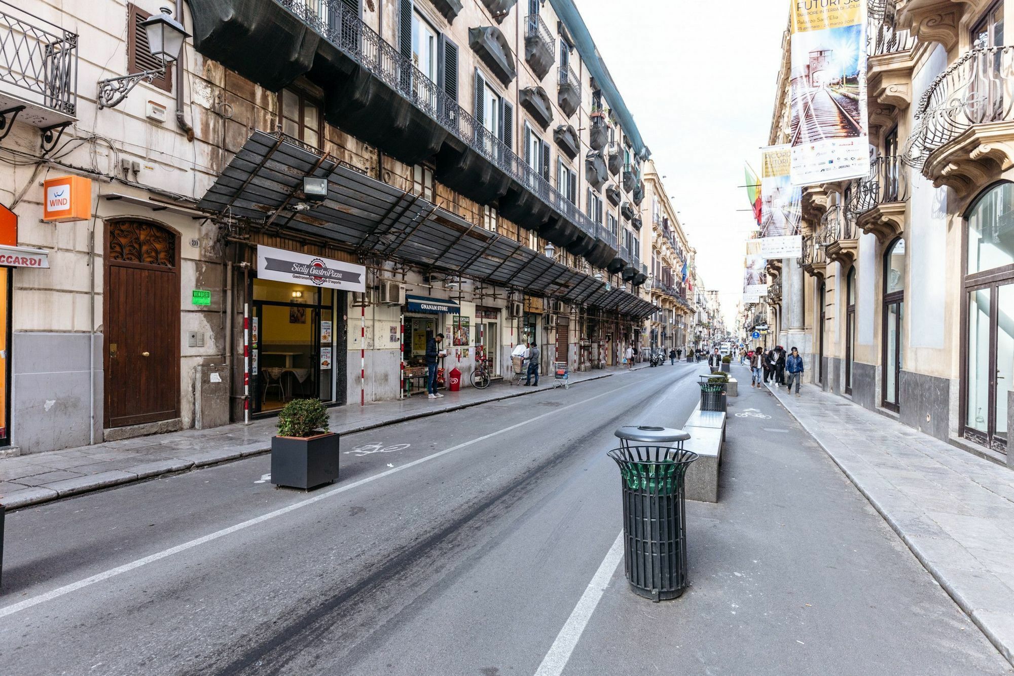 Sant'Elia Prestige Apartment With Balcony Palermo Bagian luar foto